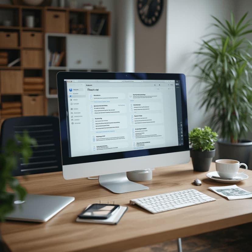 Synonymbild Papierloses Büro