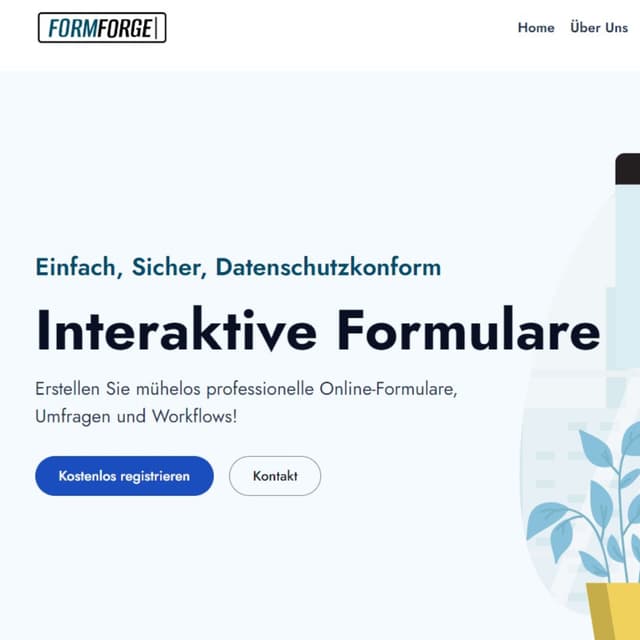 Formforge Homepage