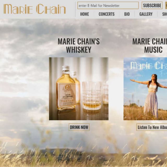 Marie Chain Homepage