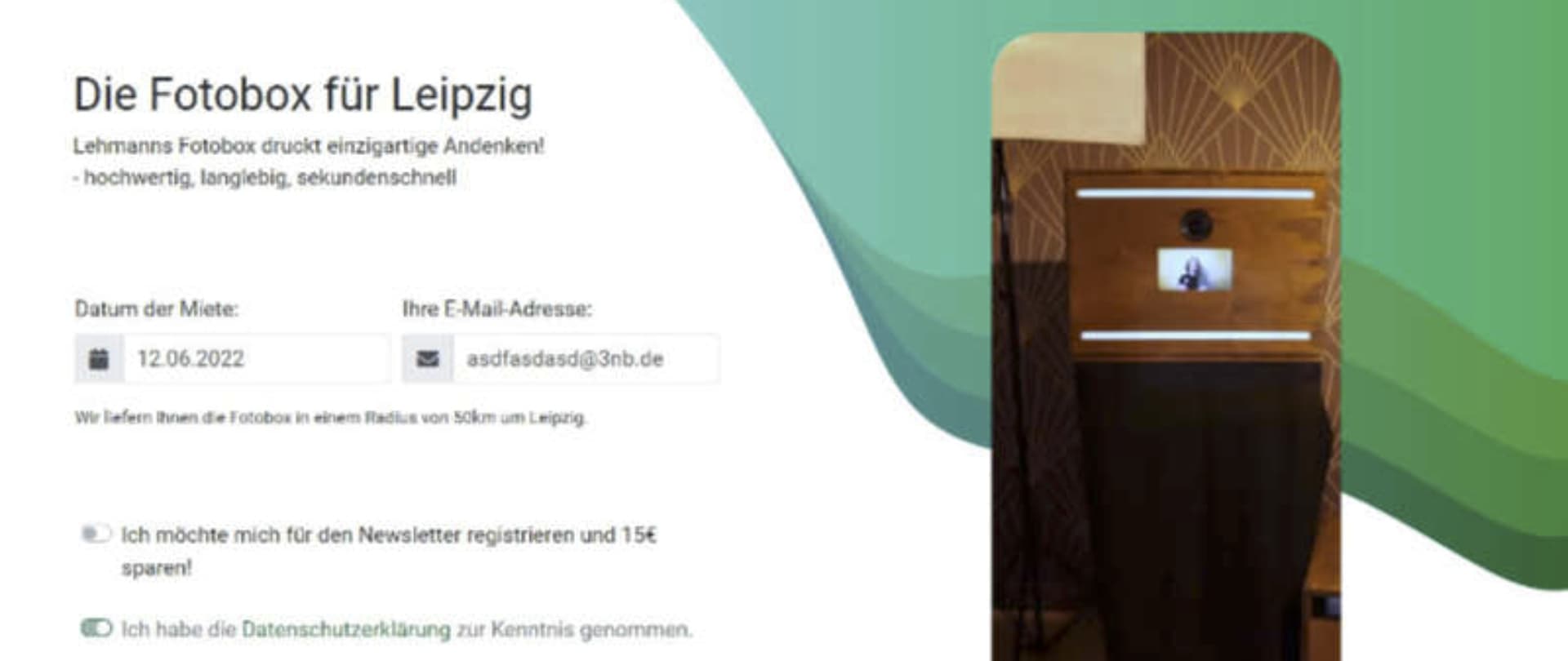 Lehmanns Fotobox Frontpage