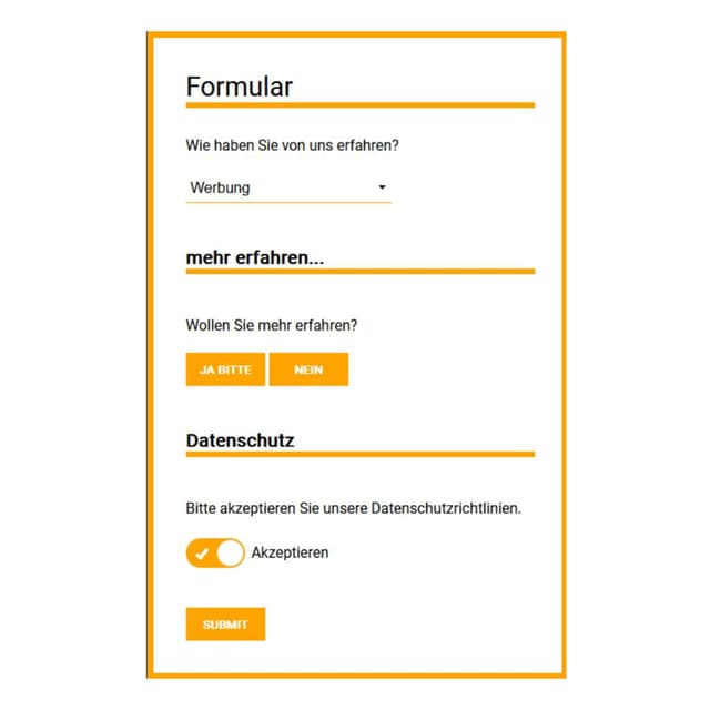 Formular Beispiel
